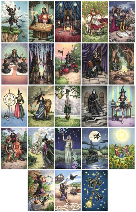 The influence of witchcraft on traditional tarot card meanings